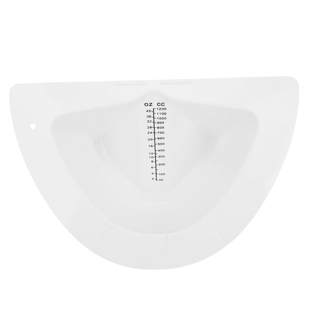Sombrero De Recolección De Orina, Bandeja Recolectora De Muestras Graduada A Prueba De Fugas De 1200 Ml Y 40 Oz Para Orina, Vómito, Heces