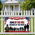 thumbnail image 4 of Patriotic Design Veteran Appreciation Military Honor Banner for Memorial Day Veterans Day Independence Day, 4 of 7