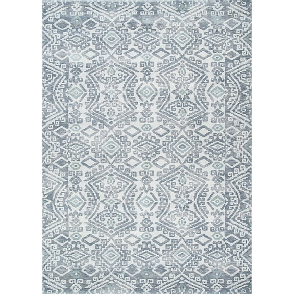Couristan Everest Bohemia Greystone-Lime Area Rug