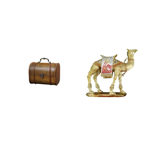 Estuche organizador de joyas,Organizador de joyas de madera para mujeres,hombres y niñas,Figura de escritorio,Figura de camello,decoración moderna,regalo para inauguración de casa,Estatua de