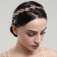 thumbnail image 1 of Diadema dorada YONGSHENG con Diamantes de Imitación Accesorios para el Cabello Hechos a Mano, 1 of 4
