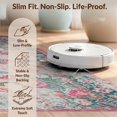 thumbnail image 6 of Design&I 5'x7' Ultra Soft Area Rug, Vintage Floral Distressed Symmetrical Petal Design Decorative None Fluffy Washable Non Shedding for Bedroom Living Room Home Office, 6 of 7
