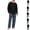 Navy, variant on HAJWOH Mens Pajamas Set Cotton Long Sleeve and Plaid Long Pants Sleepwear Soft Casual Loungewear Set with Pockets