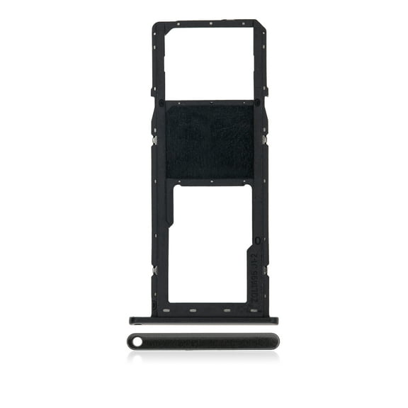 Replacement Single Sim Card Tray Compatible For Samsung Galaxy A01 (A015 / 2020) (Black)
