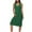 Green Dress, variant on Womens Striped Tank Dress Summer V-Neck Sleeveless Dresses String Side Slit Casual Beach Dress Green,S