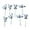 Black, variant on Tableware Animal Fruit Food Picks - Cute Cartoon Animal with Musical Notes Shape for Kids Reusable Toothpicks for Boxes Lunch and Snacks 10PCS 1.69×0.7 inch