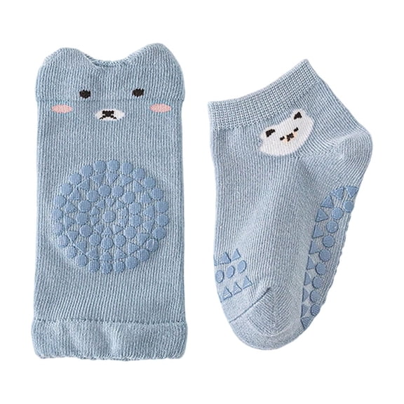 Vrotazzy Baby Knee Pads and Non- Set for Crawling Learning to Walk Soft Breathable Toddler Knee Protectors,0-1 Years