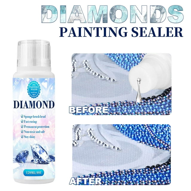 Thsue Diamond Art Painting Sealer 1 Pack 120ML 5D Diamond Art Painting