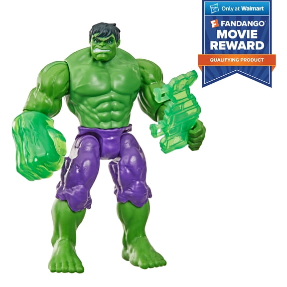 Marvel Avengers ActionVerse Hulk Action Figure & Accessories, 4.5-Inch (11.4 CM) Super Hero Toys & Figures for Kids, Ages 4