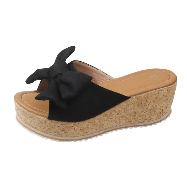 Sandales à Plateforme pour Lacets Compensées pour Femmes Sandales d'Été Compensées pour Femmes Talons Compensés Élégants Sandales Compensées pour Femmes Talons Compensés Transparents pour Femmes Pantoufles avec Semelle Plateforme Formelle