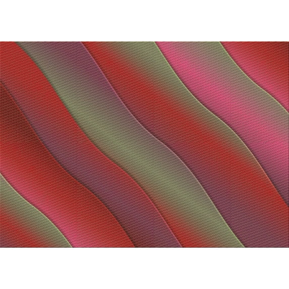 Ahgly Company Indoor Rectangle Patterned Love Red Area Rugs, 2' x 3'