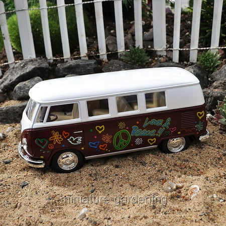 Vw Bus Accelerator - Markwest: Just for Laughs VW Disco Bus, Color Options for Miniature Garden, Fairy Garden