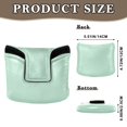 thumbnail image 2 of Haosy Pastel Green Golf Mallet Putter Cover Strong Magnetic Leather Golf Club Headcover Closure, 2 of 7