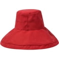 thumbnail image 6 of CoCopeaunts Large Bucket Hat Wide Brim Summer Sun Cap for Female Sun Protection UV Wild Wear Fisherman Hat with Windproof Rope, 6 of 8