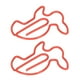 thumbnail image 3 of Clip de papel Bling Bling 100 piezas en forma de conejo dorado rojo, 3 of 12