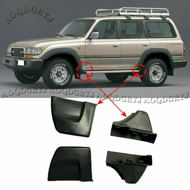 Convient pour Toyota Land Cruiser LC80 1991-1997 Protection de Bout de Pédale Nerf