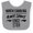 Heather and White, variant on Inktastic North Carolina Awesome Since 1789 Boys or Girls Baby Bib