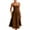 Brown, variant on Efsteb Women's Vintage Corset Dress Spaghetti Strap A-Line Midi Dress Solid Color Sleeveless Elegant Cocktail Party Evening Dresses (Blue,S)
