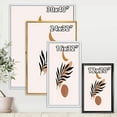 thumbnail image 4 of Designart 'Abstact Tropical Palm Leaf, Minimal Sun And Moon I' Modern Framed Canvas Wall Art Print, 4 of 5