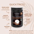 thumbnail image 2 of Nutiva Organic MCT Powder with Prebiotic Acacia Fiber, Chocolate, 10.6 Ounce, 2 of 10