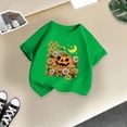 thumbnail image 4 of Xudanell Toddler Baby Girl Halloween T-Shirts Graphic Shirts Kid Short Sleeve Tees Vintage Top,Size 3-4 Years, 4 of 5