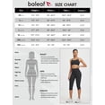 thumbnail image 7 of BALEAF Womens High Waisted Capri Leggings with Pockets Tummy Control Yoga Gym Pants Black L, 7 of 7