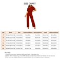 thumbnail image 4 of Pantalon à Jambes Larges Femme Été Manches Courtes Combinaison Col Rond Taille Haute Combinaison à Jambes Larges avec Ceinture Femme, 4 of 4