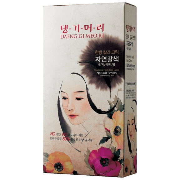 Daeng Gi Meo Ri Herbal Cream Hair Dye - Color : Natural Brown