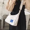 thumbnail image 4 of Sonducket Bolso de hombro de gran capacidad para mujer de estilo informal, bolsos cruzados para viajes de senderismo y chicas, bolso con correa Bolsas de mensajero y de hombro Blanco Grande, 4 of 6