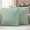 Green, variant on Autumn Leaf Outdoor Waterproof Pillow Covers, Green Maple Fallen Leaves Solid Color Decorative Square Throw Pillowcase Sofa Cushion Sham for Patio/Couch/Chair, 16"x16" 2 Pack