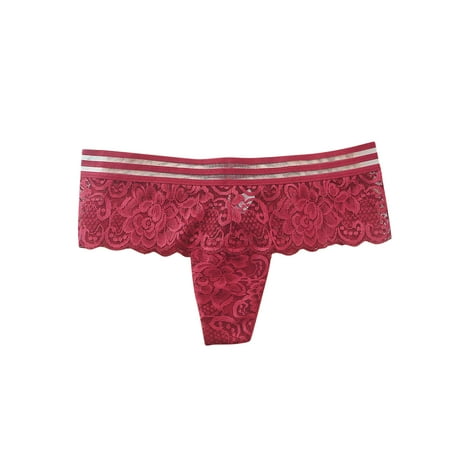 

Gubotare Boxers For Women Underwear Hollow Lace-up Crochet Out Panties Panty Lace For Women Women s Panties One Size