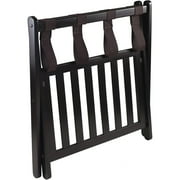 Winsome Reese Luggage Rack with Shelf, Espresso Finish