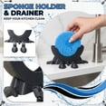 thumbnail image 7 of Cute Hanging Sponge Holder with Drainage - Sponge Holder with Drainage Featuring Legs and Open Draining Design, Smiley Fun Kitchen Sink Edge Stand for Daily Kitchen Cleaning, 7 of 7