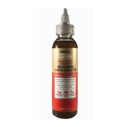 Dr.Miracle's Strong + Healthy Scalp Hair Oil 4 Oz.