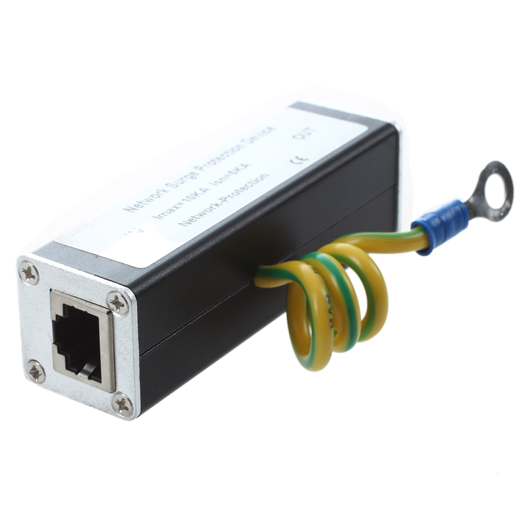 4X RJ45 Plug Ethernet Network Surge Protector Arrester 100MHz