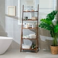 thumbnail image 2 of Costway 5-Tier Bamboo Ladder Shelf Bookshelf Display Storage Rack Flower Stand Coffee, 2 of 10