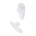 thumbnail image 3 of Soft Elliptical Silicon Nose Pad For Glasses (Transparent, 10 Pairs), 3 of 3