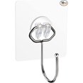 thumbnail image 1 of Ganchos adhesivos grandes, juego de 10 ganchos de pared de gran tamaño para colgar colgadores de pared transparentes resistentes al agua JAMW Sencillez, 1 of 5