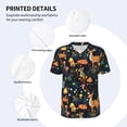 thumbnail image 3 of Rateoe Forest Elf Pattern Men’s Baseball Short Sleeve Polo Shirt, Midweight Men's Shirt Golf Shirt Polo Shirts Quick Dry Short-Medium, 3 of 7