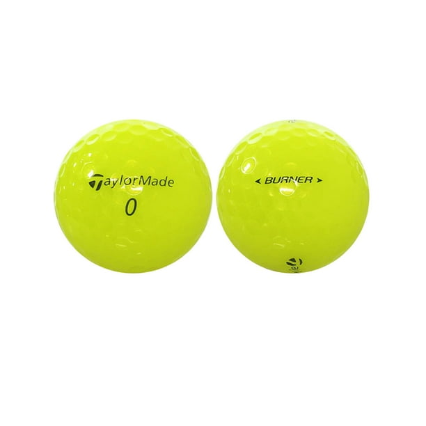 TaylorMade Burner Golf Balls, Yellow, 12 Pack