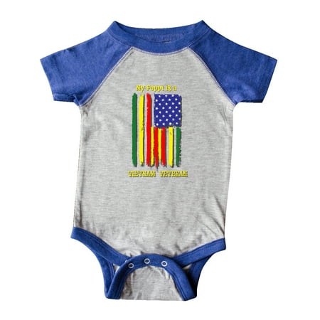

Inktastic My Poppi is a Vietnam Veteran Gift Baby Boy or Baby Girl Bodysuit