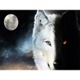 thumbnail image 1 of Drill Diamond Painting (DE4044) Animal 5D Full DIY Kit de bordado (Lobo T206) 50x70cm FLhrweasw Nuevo, 1 of 1