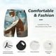 thumbnail image 3 of Balery Fresh Coconut Splash Bañador para hombre, shorts de playa de secado rápido con entrepierna y forro de compresión-X-Large, 3 of 6
