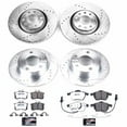 thumbnail image 3 of PowerStop Front and Rear Z26 Street Warrior Carbon-Fiber Ceramic Brake Pad and Drilled and Slotted Rotor Kit Fits: AUDI Select Models K6918-26, 3 of 9