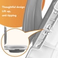 thumbnail image 5 of BIMZUC Cat Toilet Training Kit Reusable Pet Seat Trainer Urinal Removable System for Home Shop Gray 16.14 inches / 41 cm Durable Litter Box Alternative Perfect Feline Potty Solution, 5 of 9