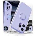 thumbnail image 2 of for iPhone 13 Pro Max Case,Built-in 360° Rotatable Ring Holder|Anti-Scratch Soft Microfiber Lining|Support Car Mount|iPhone 13 Pro Max Phone Case Cover for Girls Women Purple 10-ip13pm-03, 2 of 13