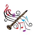 thumbnail image 2 of CafePress - CLARINET WITH MUSIC Throw Blanket - Soft Fleece Throw Blanket, 50"x60" for All Ages, 2 of 2