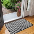 thumbnail image 2 of Black and White Small Checkered Pattern Door Rugs,Washable Non Slip Door Mats Indoor,Decorative Door Mats,Entry Mat Indoor for Entrance,Bedroom,Kitchen,Bathroom,30"x17", 2 of 6
