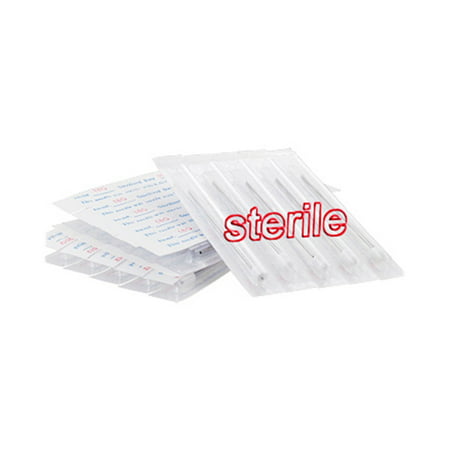 25 Piercing Sterile Needles,Gauge (Thickness):6
