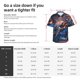 thumbnail image 5 of Balery Night Sky Turtle Camisas hawaianas de manga corta para hombre, camisas playeras de corte holgado, camisas de vacaciones con botones,X-Large, 5 of 7